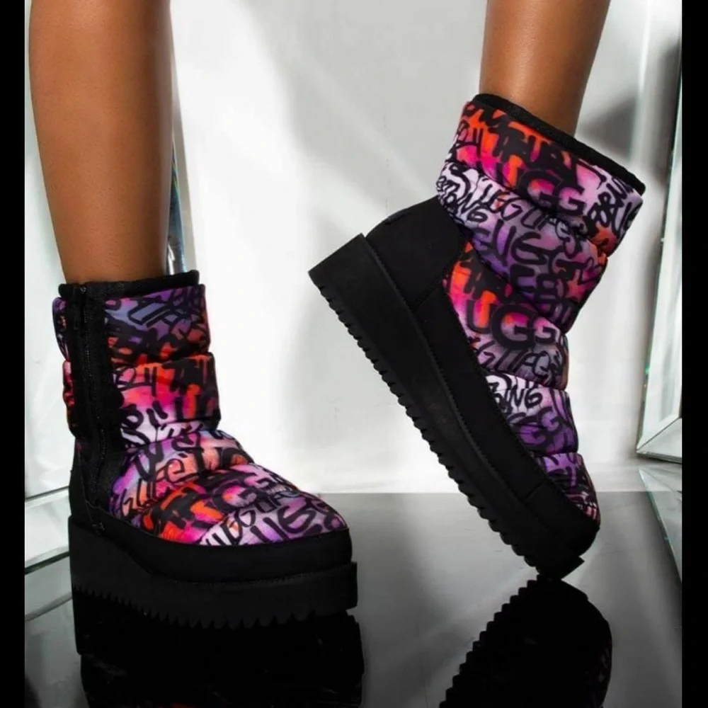 UGG Ridge Graffiti Pop‎ Waterproof Winter Boots